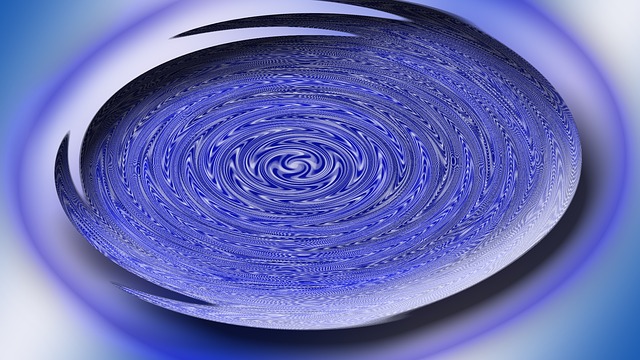 pomůcka při hypnóze – abstraktní kruh